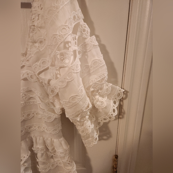 2.7 August Apparel Eyelet Babydoll Dress Size XL NWOT - Picture 2 of 7